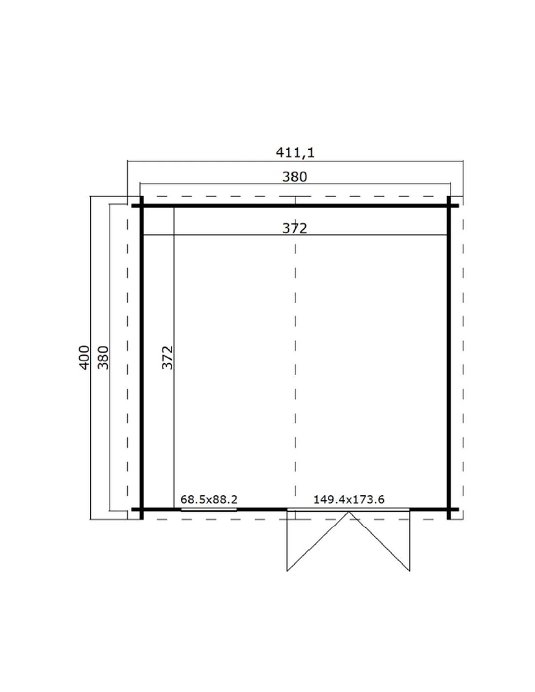 Abri De Jardin Bekky 14.45 M² En Bois Massif 40 Mm 4 Abri De Jardin Bekky 14.45 M² En Bois Massif 40 Mm – Image 3