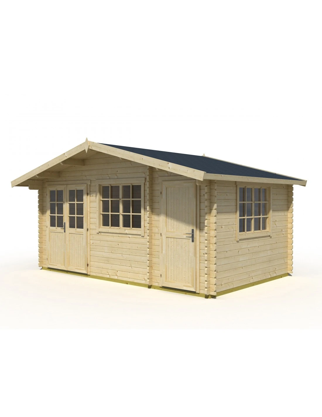 Abri De Jardin Borkum 18.9 M² Avec Plancher En Bois Massif 40 Mm 3 Abri De Jardin Borkum 18.9 M² Avec Plancher En Bois Massif 40 Mm