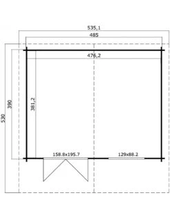 Abri De Jardin Gotland 18.9 M² Avec Plancher En Bois 40 Mm -Lafuma Soldes Boutique abri de jardin gotland 189 m avec plancher en bois 40 mm 2