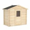 Abri De Jardin Juno 2.8 M² En Bois Massif 19 Mm
