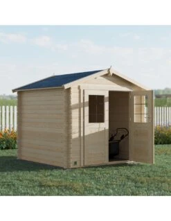 Abri De Jardin Juno 4.9 M² En Bois Massif 19 Mm 11 Abri De Jardin Juno 4.9 M² En Bois Massif 19 Mm -Lafuma Soldes Boutique abri de jardin juno 49 m en bois massif 19 mm 2