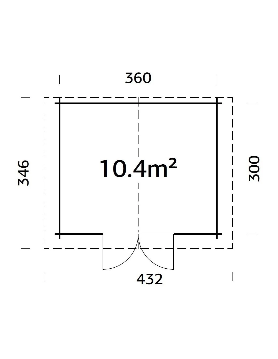 Abri De Jardin Tina 10.8 M² En Bois Massif 34 Mm 14 Abri De Jardin Tina 10.8 M² En Bois Massif 34 Mm – Image 12