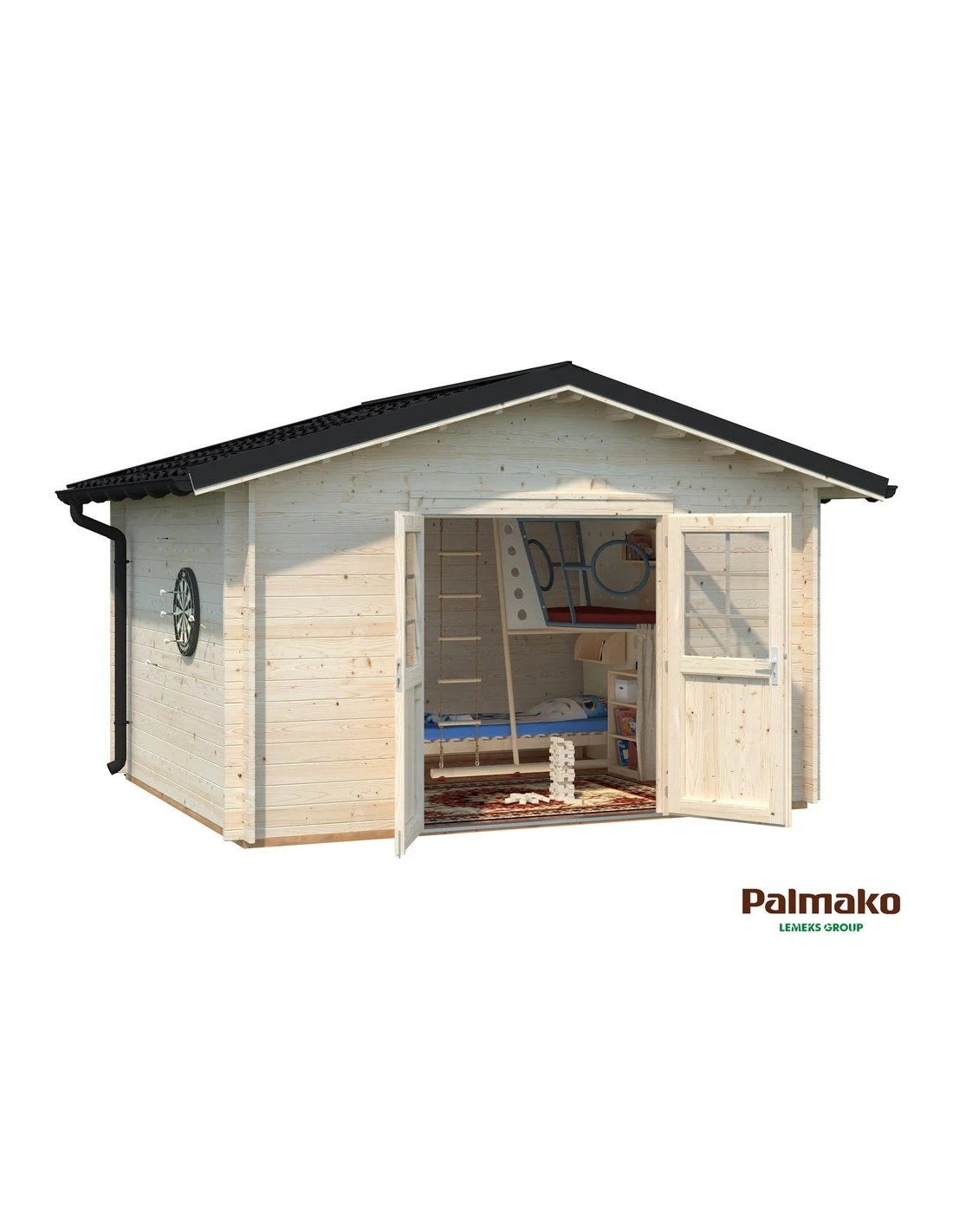 Abri De Jardin Tina 10.8 M² En Bois Massif 34 Mm 6 Abri De Jardin Tina 10.8 M² En Bois Massif 34 Mm – Image 4