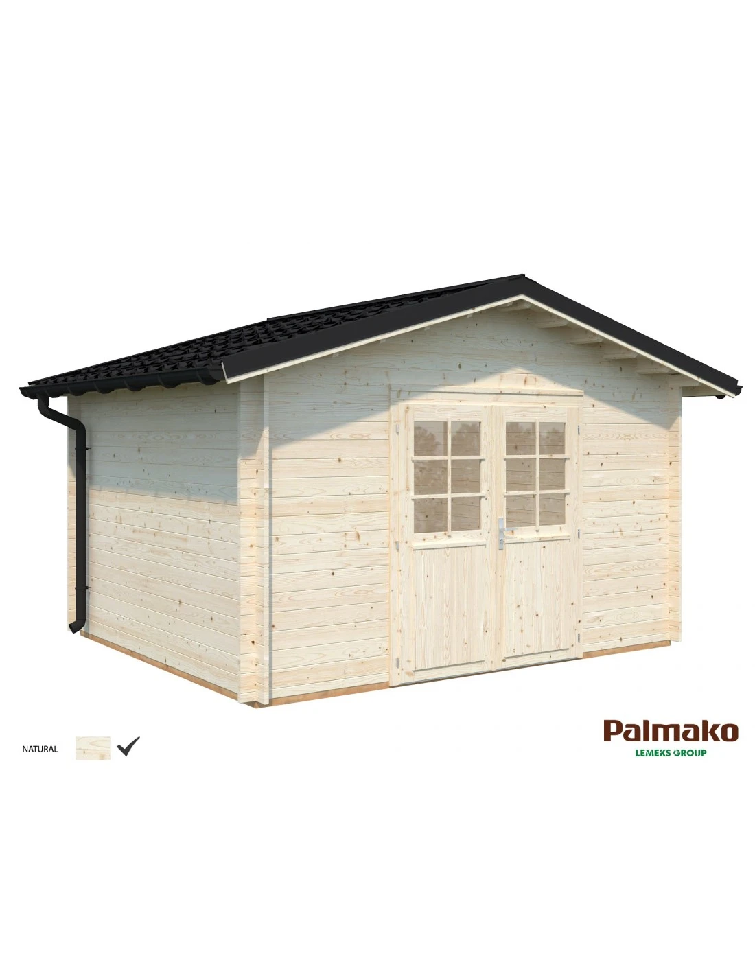 Abri De Jardin Tina 10.8 M² En Bois Massif 34 Mm 7 Abri De Jardin Tina 10.8 M² En Bois Massif 34 Mm – Image 5