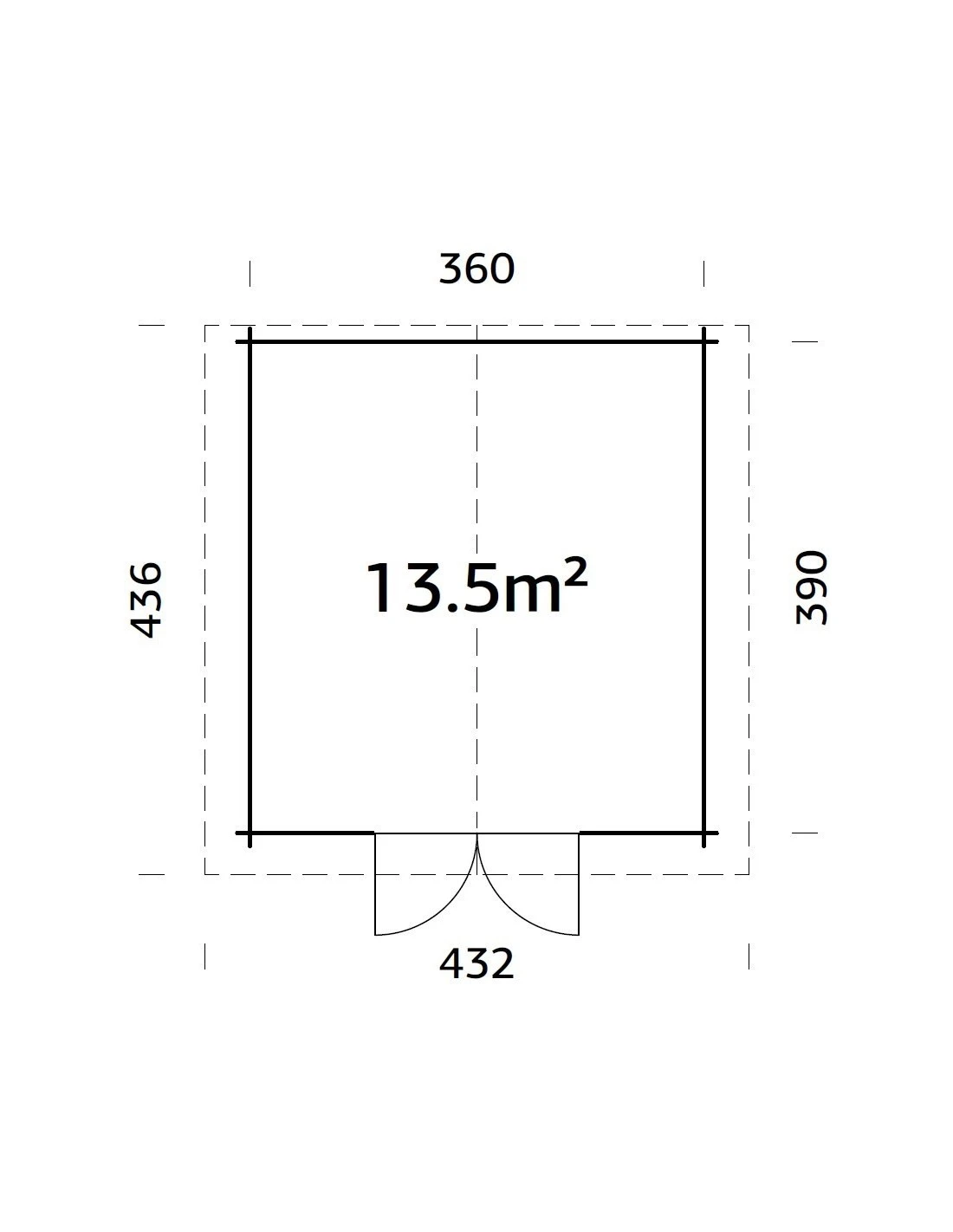 Abri De Jardin Tina 14 M² En Bois Massif 34 Mm 15 Abri De Jardin Tina 14 M² En Bois Massif 34 Mm – Image 13