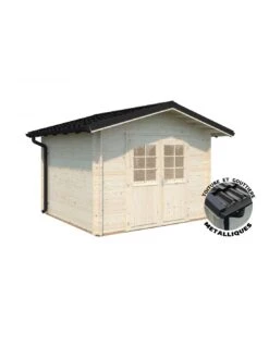 Abri De Jardin Tina 7.8 M² En Bois Massif 34 Mm -Lafuma Soldes Boutique abri de jardin tina 78 m en bois massif 34 mm 3