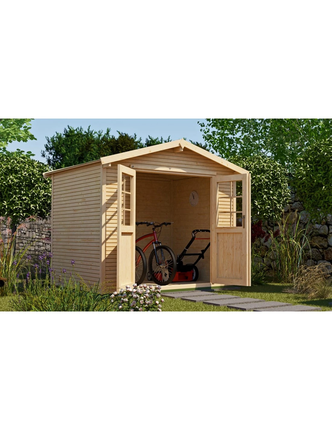 Abri De Jardin WEKA 218 De 6.2 M² Au Choix En Bois Massif 28 Mm 3 Abri De Jardin WEKA 218 De 6.2 M² Au Choix En Bois Massif 28 Mm