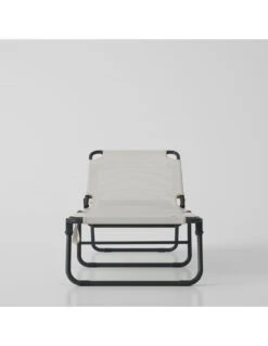 Bain De Soleil AMIGO Aluminium Anthracite Texfil Blanc Beige 9 Bain De Soleil AMIGO Aluminium Anthracite Texfil Blanc Beige -Lafuma Soldes Boutique bain de soleil amigo aluminium anthracite texfil blanc beige 3