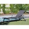 Bain De Soleil Florence Avec Accoudoirs - Aluminium- Graphite / Gris -Lafuma Soldes Boutique bain de soleil florence avec accoudoirs aluminium et toile tpep 2