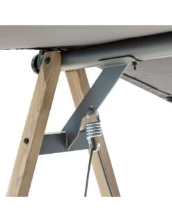 Balancelle De Jardin Soly 3 Places - Acier Effet Bois -Lafuma Soldes Boutique balancelle de jardin soly 3 places acier effet bois 2