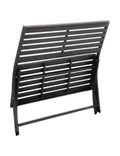 Banc De Jardin Olbia 3 Places Pliant Gris - L.122 X P.53 X H.88 Cm -Lafuma Soldes Boutique banc de jardin olbia 3 places pliant gris l122 x p53 x h88 cm 2