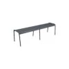 Banc Monceau 3/4 Places En Métal -160 Cm - Carbone -Lafuma Soldes Boutique banc monceau xl 34 places metal 160cm 7