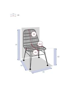 Chaise De Jardin Lambada Sésame - Métal Et Résine -Lafuma Soldes Boutique chaise de jardin lambada sesame metal et resine 3