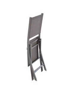 Chaise De Jardin Pliante Essentia Graphite - Aluminium Et Texaline - Graphite / Anthracite -Lafuma Soldes Boutique chaise de jardin pliante essentia graphite aluminium et texaline graphite anthracite 2