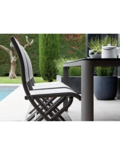 Chaise Pliante Élégance - Aluminium Grey - Grey / BB -Lafuma Soldes Boutique chaise pliante elegance aluminium grey 4