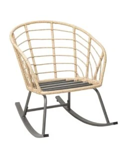 Fauteuil à Bascule Cherone En Acier Et Texaline Graphite -Lafuma Soldes Boutique fauteuil a bascule cherone en acier et texaline graphite 2