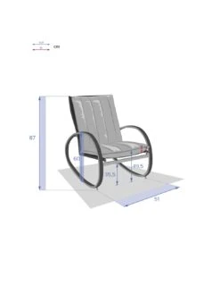 Fauteuil à Bascule Nevada - Graphite 12 Fauteuil à Bascule Nevada - Graphite -Lafuma Soldes Boutique fauteuil a bascule nevada graphite 4