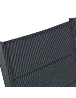 Fauteuil De Jardin Allure Empilable - Aluminium Et Texaline Matelassée - Graphite / Poivre -Lafuma Soldes Boutique fauteuil de jardin allure empilable aluminium et texaline matelassee graphite poivre 3