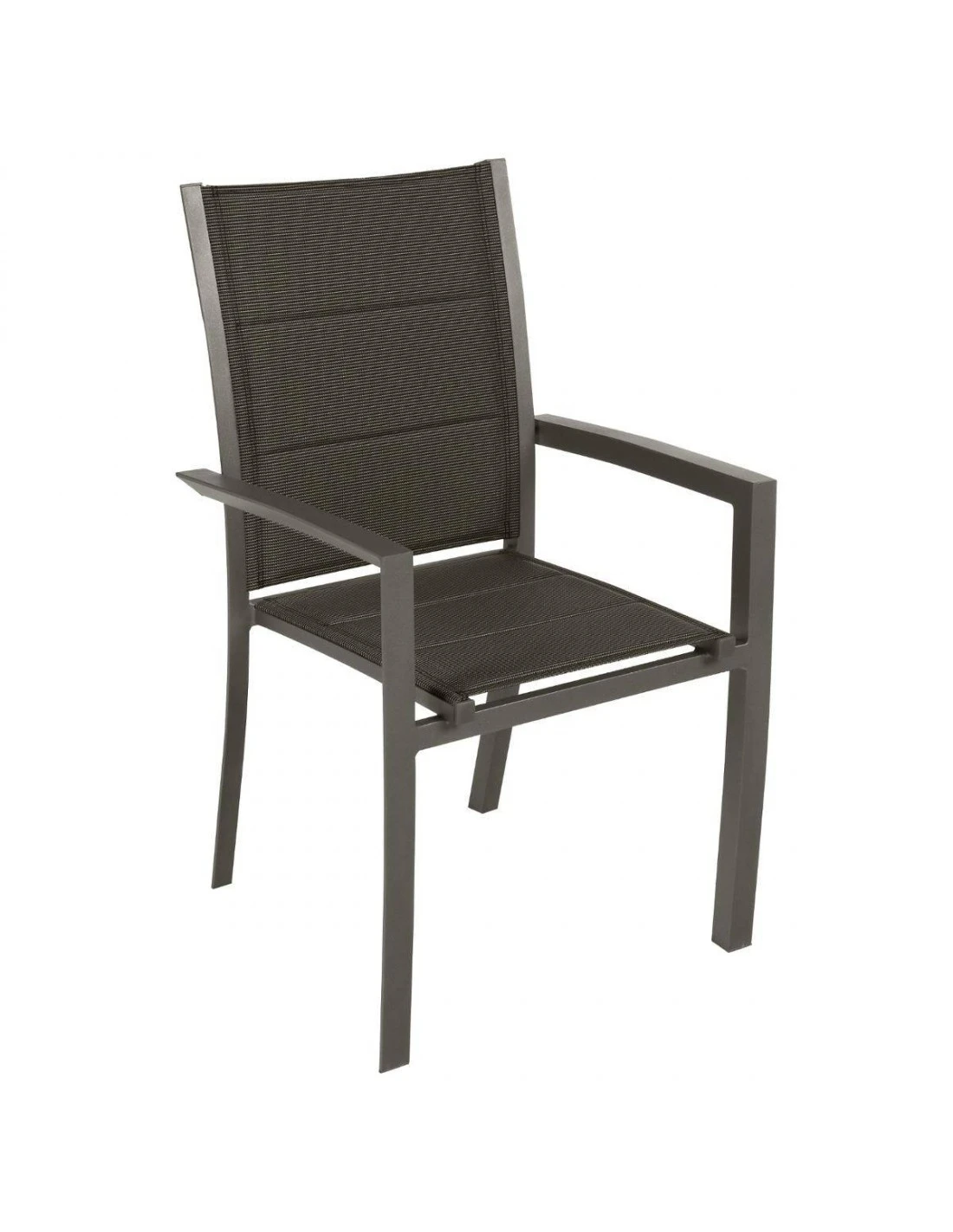 Fauteuil De Jardin Allure Empilable - Aluminium Et Texaline Matelassée - Praline / Speculos 3 Fauteuil De Jardin Allure Empilable - Aluminium Et Texaline Matelassée - Praline / Speculos