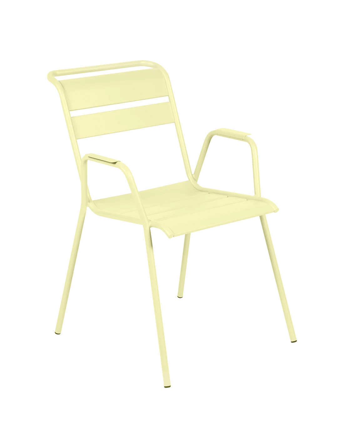 Fauteuil De Jardin Monceau XL Empilable Métal - Citron Givré 3 Fauteuil De Jardin Monceau XL Empilable Métal - Citron Givré