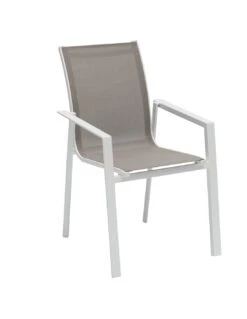 Fauteuil De Jardin Pavane - Aluminium Et Texaline - Blanc Et Noisette 12 Fauteuil De Jardin Pavane - Aluminium Et Texaline - Blanc Et Noisette -Lafuma Soldes Boutique fauteuil de jardin pavane aluminium et texaline 3