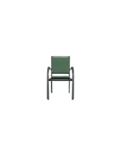 Fauteuil De Jardin Piazza Empilable - Aluminium Graphite - Graphite / Olive -Lafuma Soldes Boutique fauteuil de jardin piazza empilable aluminium graphite graphite olive 2
