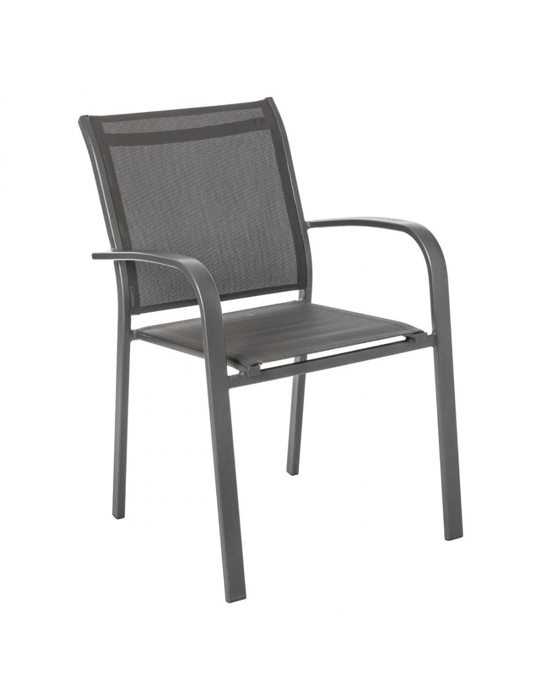Fauteuil Empilable Essentia - Aluminium Graphite Anthracite 3 Fauteuil Empilable Essentia - Aluminium Graphite Anthracite