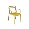 Fauteuil EOS Empilable En Aluminium - Miel
