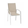 Fauteuil Extérieur Axant Lin / Blanc -Lafuma Soldes Boutique fauteuil exterieur axant lin blanc