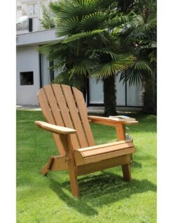 Fauteuil Pliant Adirondac En Bois D'eucalyptus -Lafuma Soldes Boutique fauteuil pliant adirondac en bois d eucalyptus 1