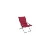 Fauteuil Relax De Jardin MILOS - Assise Matelassée - Bordeaux -Lafuma Soldes Boutique fauteuil relax de jardin milos assise matelassee bordeaux