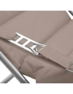 Fauteuil Relax De Jardin MILOS - Assise Matelassée - Taupe 9 Fauteuil Relax De Jardin MILOS - Assise Matelassée - Taupe -Lafuma Soldes Boutique fauteuil relax de jardin milos assise matelassee taupe 2