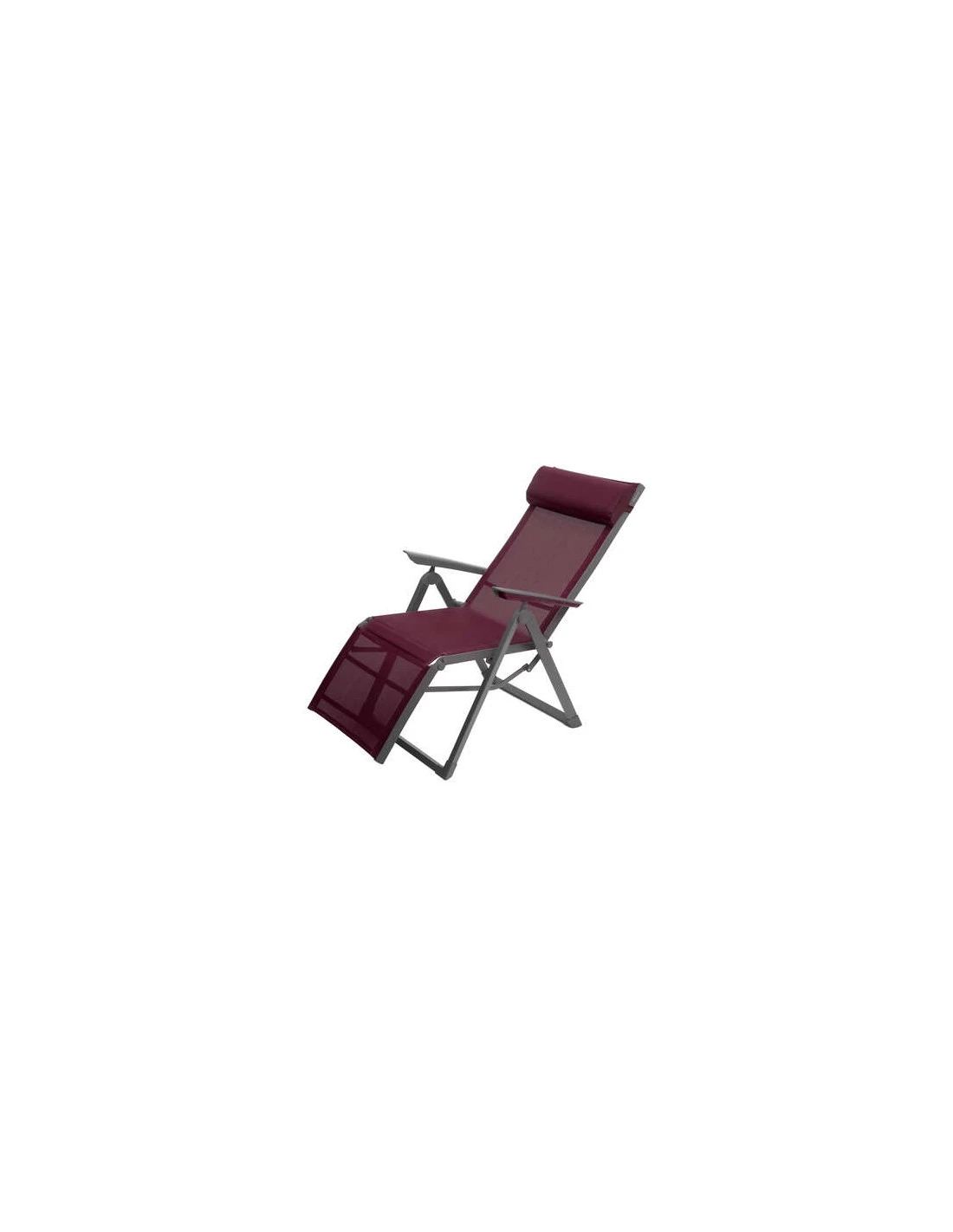 Fauteuil Relax Decima - Inclinable 8 Positions - Graphite / Bordeaux 3 Fauteuil Relax Decima - Inclinable 8 Positions - Graphite / Bordeaux