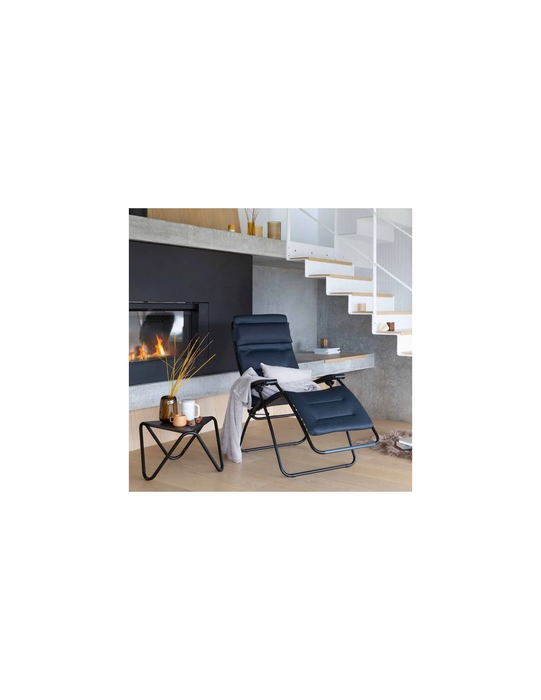 Lafuma Fauteuil Relax RSX Clip Air Comfort Acier 6 Lafuma Fauteuil Relax RSX Clip Air Comfort Acier – Image 4