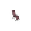 Fauteuil Relax Silos Basculant - 5 Positions - Bordeaux -Lafuma Soldes Boutique fauteuil relax silos basculant 5 positions bordeaux