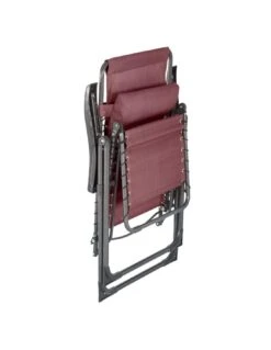 Fauteuil Relax Silos Basculant - 5 Positions - Bordeaux -Lafuma Soldes Boutique fauteuil relax silos basculant 5 positions bordeaux 2