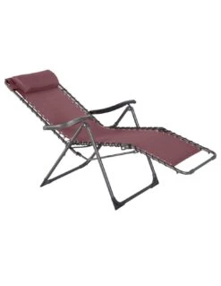 Fauteuil Relax Silos Basculant - 5 Positions - Bordeaux -Lafuma Soldes Boutique fauteuil relax silos basculant 5 positions bordeaux 3