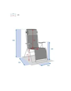 Fauteuil Relax Silos Basculant - 5 Positions - Bordeaux -Lafuma Soldes Boutique fauteuil relax silos basculant 5 positions bordeaux 6