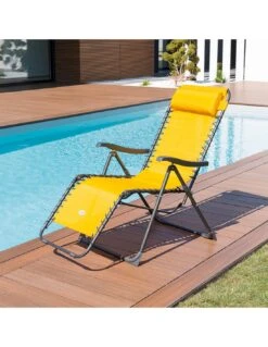 Fauteuil Relax Silos Basculant - 5 Positions - Moutarde 8 Fauteuil Relax Silos Basculant - 5 Positions - Moutarde -Lafuma Soldes Boutique fauteuil relax silos basculant 5 positions moutarde 1