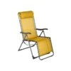 Fauteuil Relax Silos Basculant - 5 Positions - Moutarde -Lafuma Soldes Boutique fauteuil relax silos basculant 5 positions moutarde