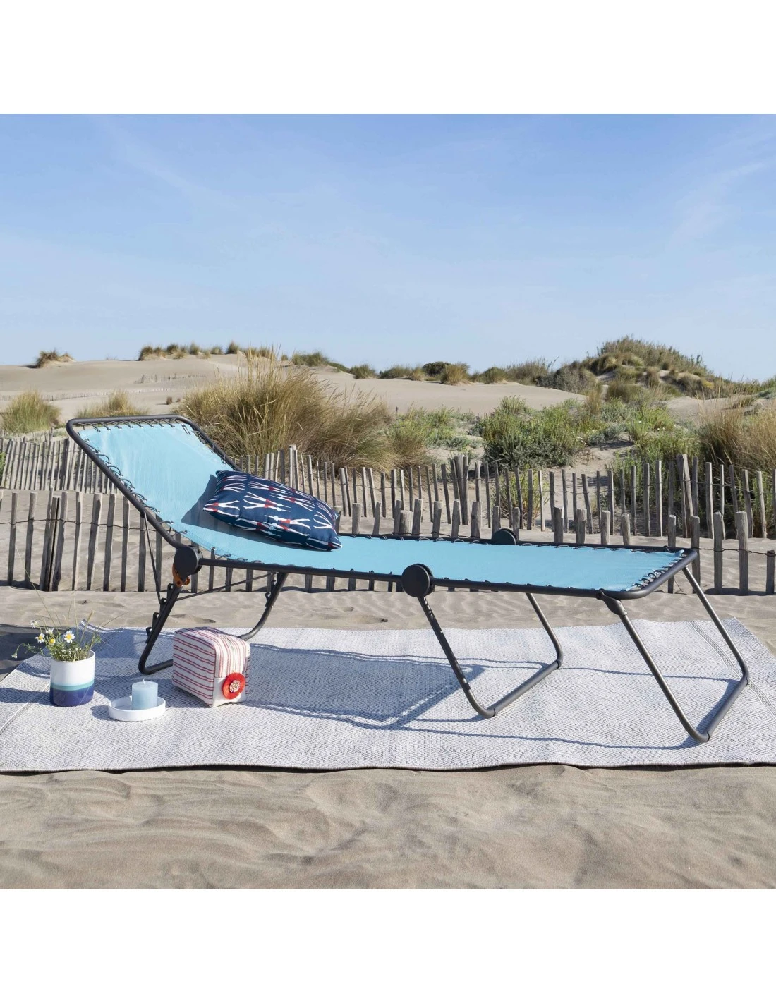 Lafuma Lit De Soleil Siesta L - Toile Batyline Et Structure Acier époxy 5 Lafuma Lit De Soleil Siesta L - Toile Batyline Et Structure Acier époxy – Image 3