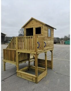 Maisonnette HUBERT Sur Pilotis Avec Bac à Sable 15 Maisonnette HUBERT Sur Pilotis Avec Bac à Sable -Lafuma Soldes Boutique maisonnette hubert sur pilotis avec bac a sable 3