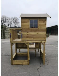 Maisonnette HUBERT Sur Pilotis Avec Bac à Sable 16 Maisonnette HUBERT Sur Pilotis Avec Bac à Sable -Lafuma Soldes Boutique maisonnette hubert sur pilotis avec bac a sable 4