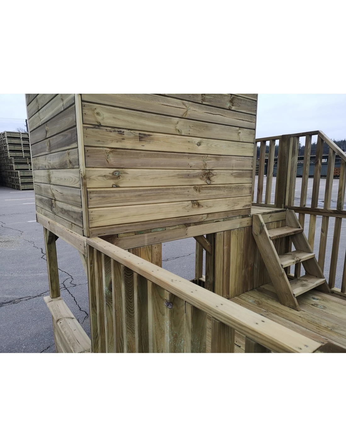 Maisonnette HUBERT Sur Pilotis Avec Bac à Sable 8 Maisonnette HUBERT Sur Pilotis Avec Bac à Sable – Image 6