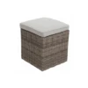 Pouf Rhodes Carré - Résine Synthétique - Naturae -Lafuma Soldes Boutique pouf rhodes carre resine synthetique naturae