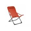 Relax De Jardin Pliant Easy - Toile Au Choix - Graphite / Paprika -Lafuma Soldes Boutique relax de jardin pliant easy toile au choix 14