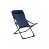 Relax De Jardin Pliant Easy - Graphite / Bleu -Lafuma Soldes Boutique relax de jardin pliant easy toile au choix 2