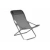 Relax De Jardin Pliant Easy - Graphite / Gris -Lafuma Soldes Boutique relax de jardin pliant easy toile au choix 6