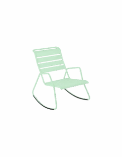 Rocking Chair Monceau En Métal - Vert Opaline