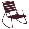 Rocking Chair Monceau En Métal - Cerise Noire -Lafuma Soldes Boutique rocking chair a bascule monceau en metal 4